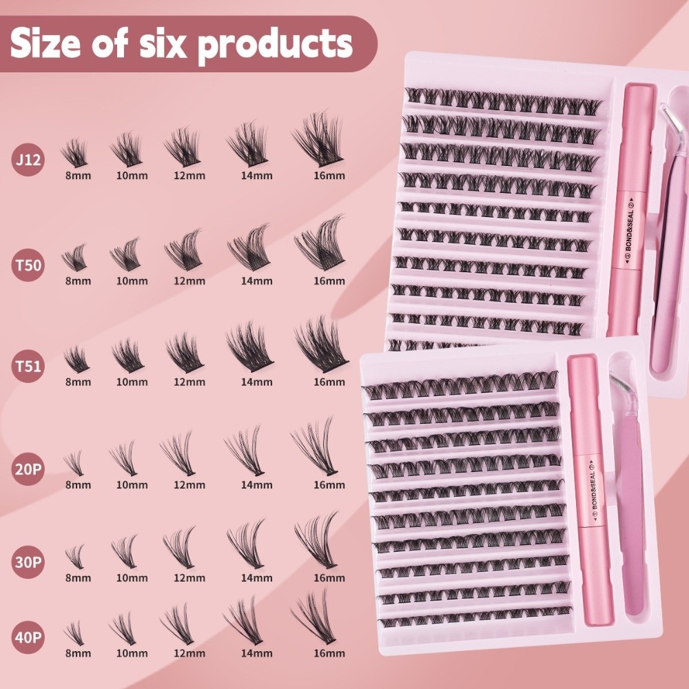Eyelash Extension Natural Look - High Quality Bond and Seal False