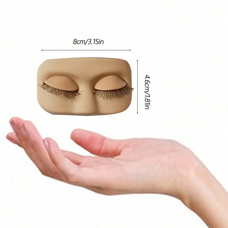 Mini Lash Flat Model Head Prac - đánh giá và giá Eyelash Extension Model