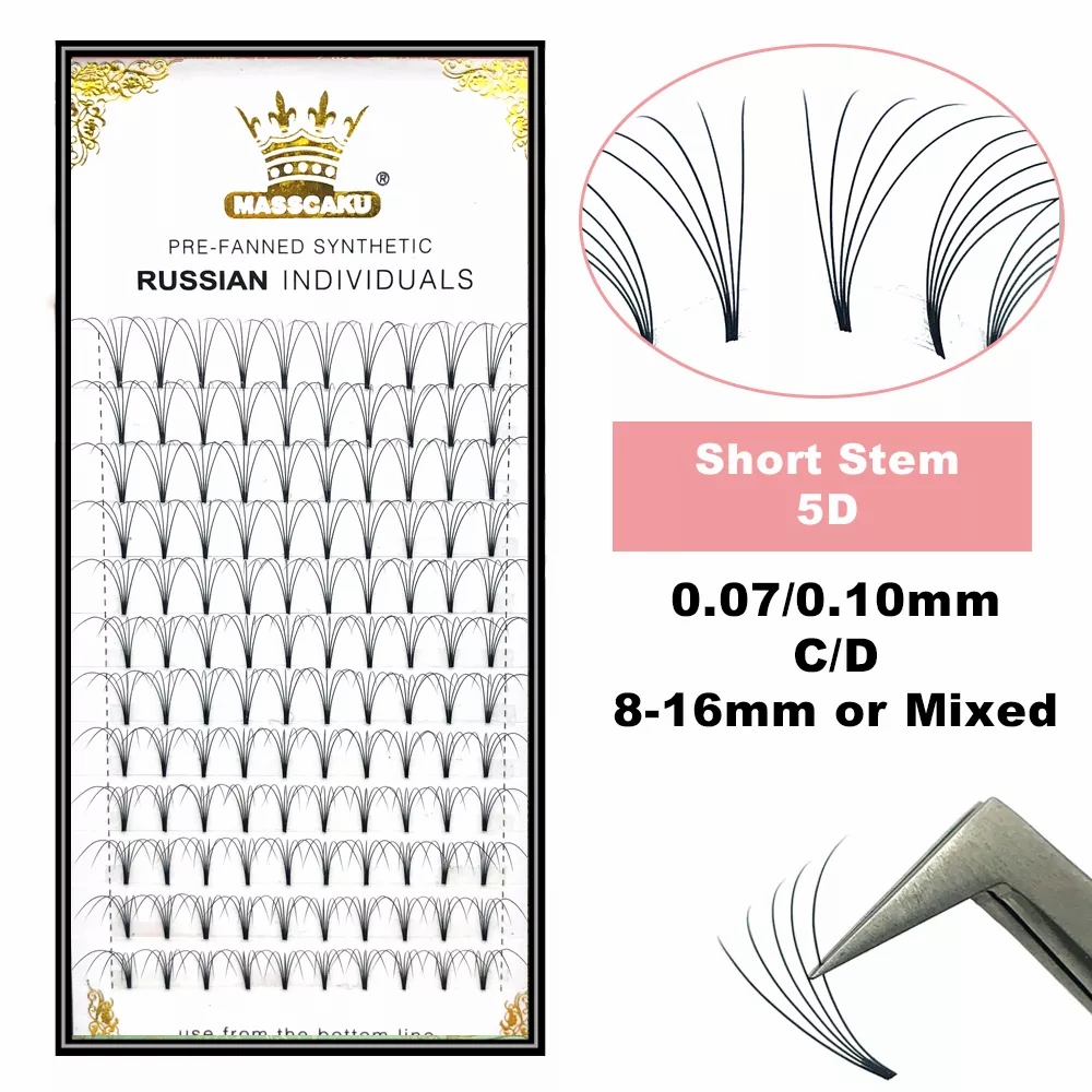 MASSCAKU Premade Nga Tập Thân  - đánh giá và giá Eyelash Extension Russian
