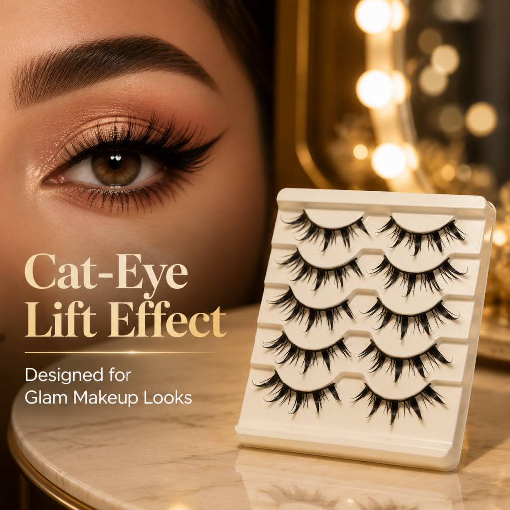Cosplay Fake Eyelashes 5Pcs Li - đánh giá và giá Eyelash Extension Japanese Style