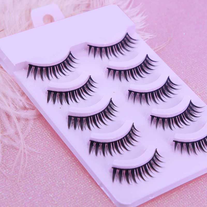 Handmade 5 Pairs Japanese Styl - đánh giá và giá Eyelash Extension Japanese Style