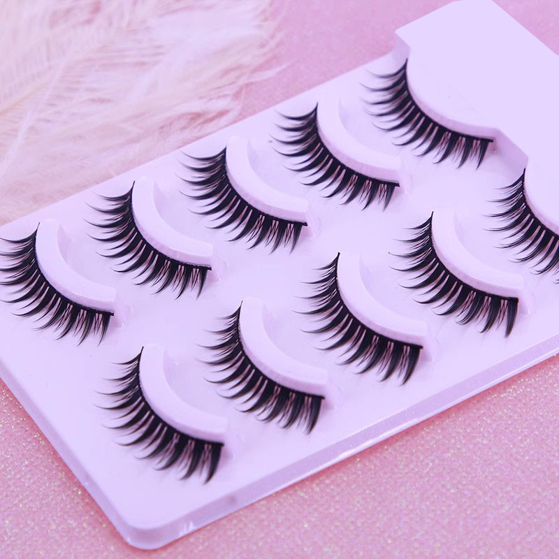 Handmade 5 Pairs Japanese Styl - đánh giá và giá Eyelash Extension Japanese Style