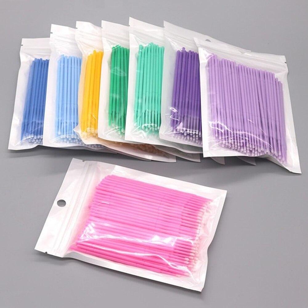 100pcs/lot Micro Brushes Make  - đánh giá và giá Eyelash Extension Cleaning