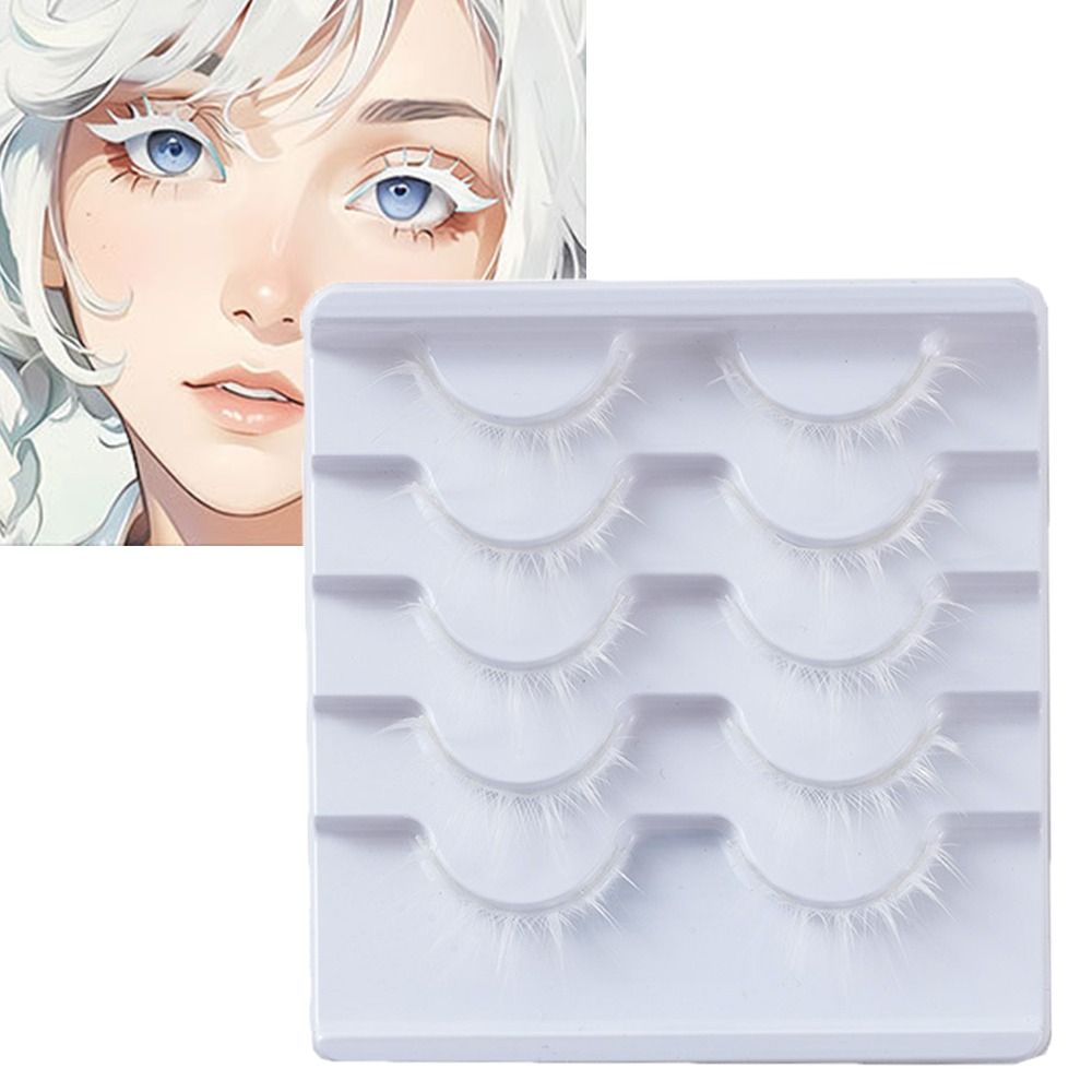 Hot White White Anime Eyelashe - đánh giá và giá Eyelash Extension Japanese Style