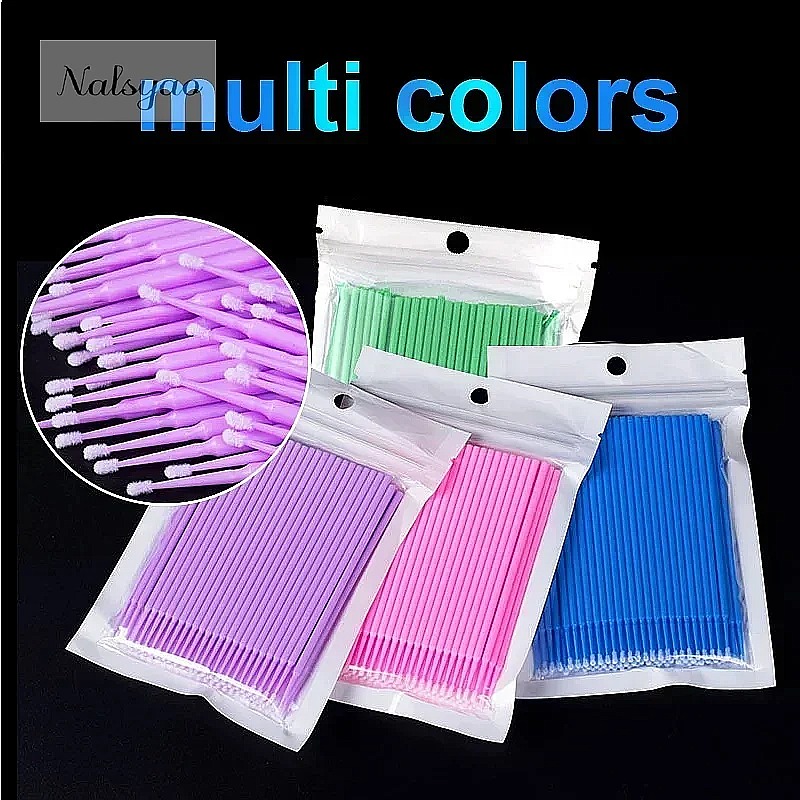 100Pcs Micro Cotton Swab Eyela - đánh giá và giá Eyelash Extension Cleaning