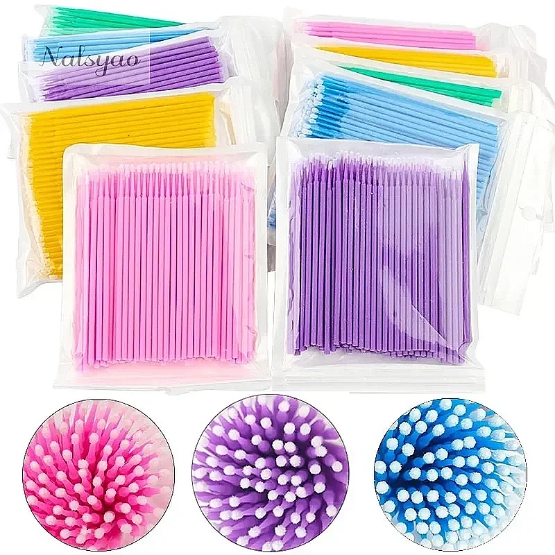 100Pcs Micro Cotton Swab Eyela - đánh giá và giá Eyelash Extension Cleaning