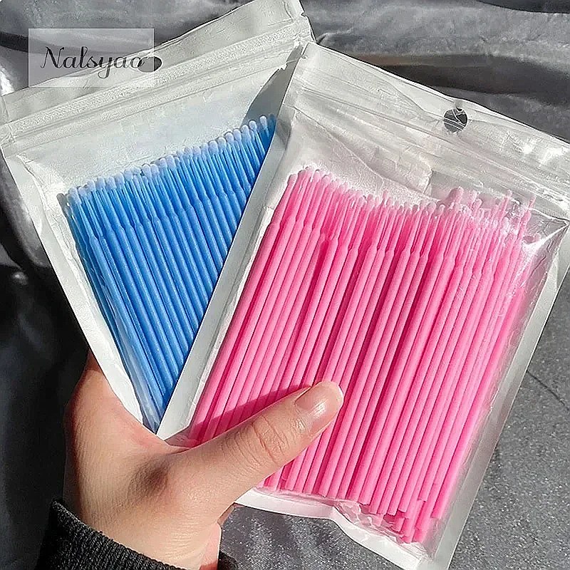 100Pcs Micro Cotton Swab Eyela - đánh giá và giá Eyelash Extension Cleaning
