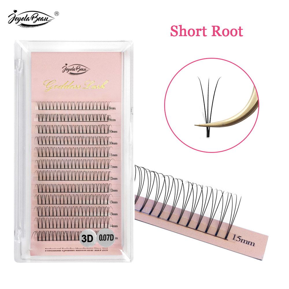Nữ Thần 3D Premade Quạt Nối Mi - đánh giá và giá Eyelash Extension Russian