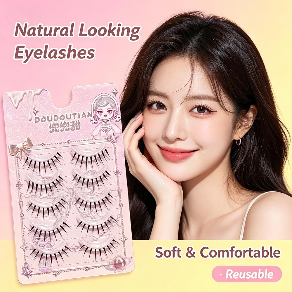 5 Pairs Natural False Eyelashe - đánh giá và giá Eyelash Extension Japanese Style