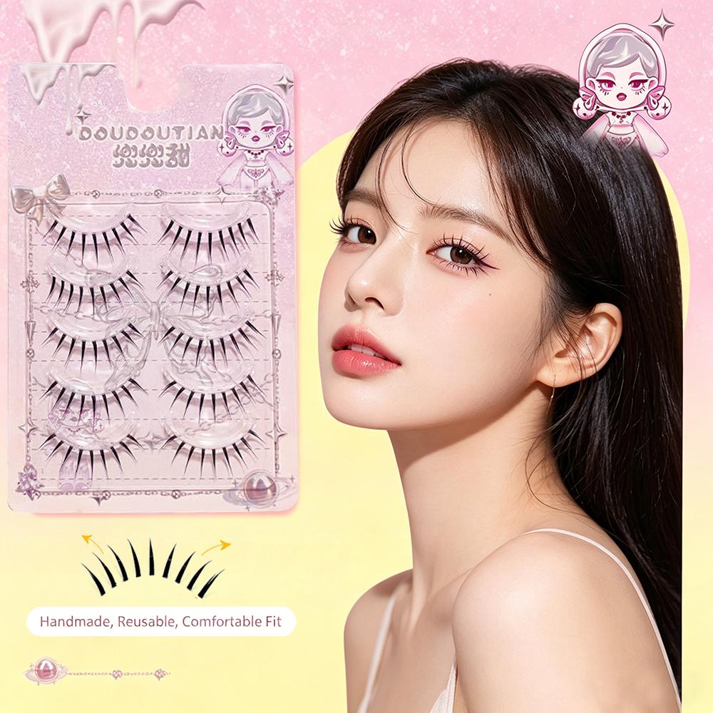 5 Pairs Natural False Eyelashe - đánh giá và giá Eyelash Extension Japanese Style