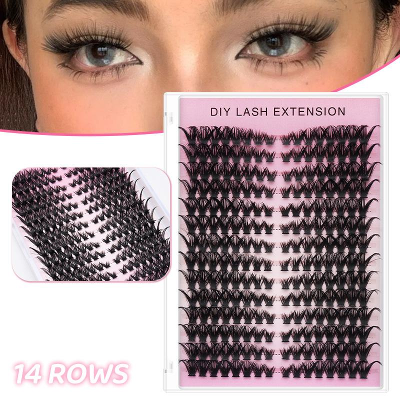 20pcs DIY False Eyelash Extens - đánh giá và giá Eyelash Extension Natural Look