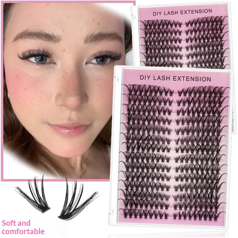 20pcs DIY False Eyelash Extens - đánh giá và giá Eyelash Extension Natural Look