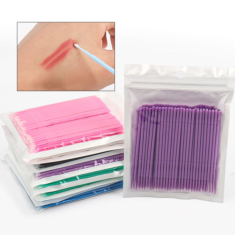 100PCS/Bag Bamboo Eyelash Exte - đánh giá và giá Eyelash Extension Cleaning