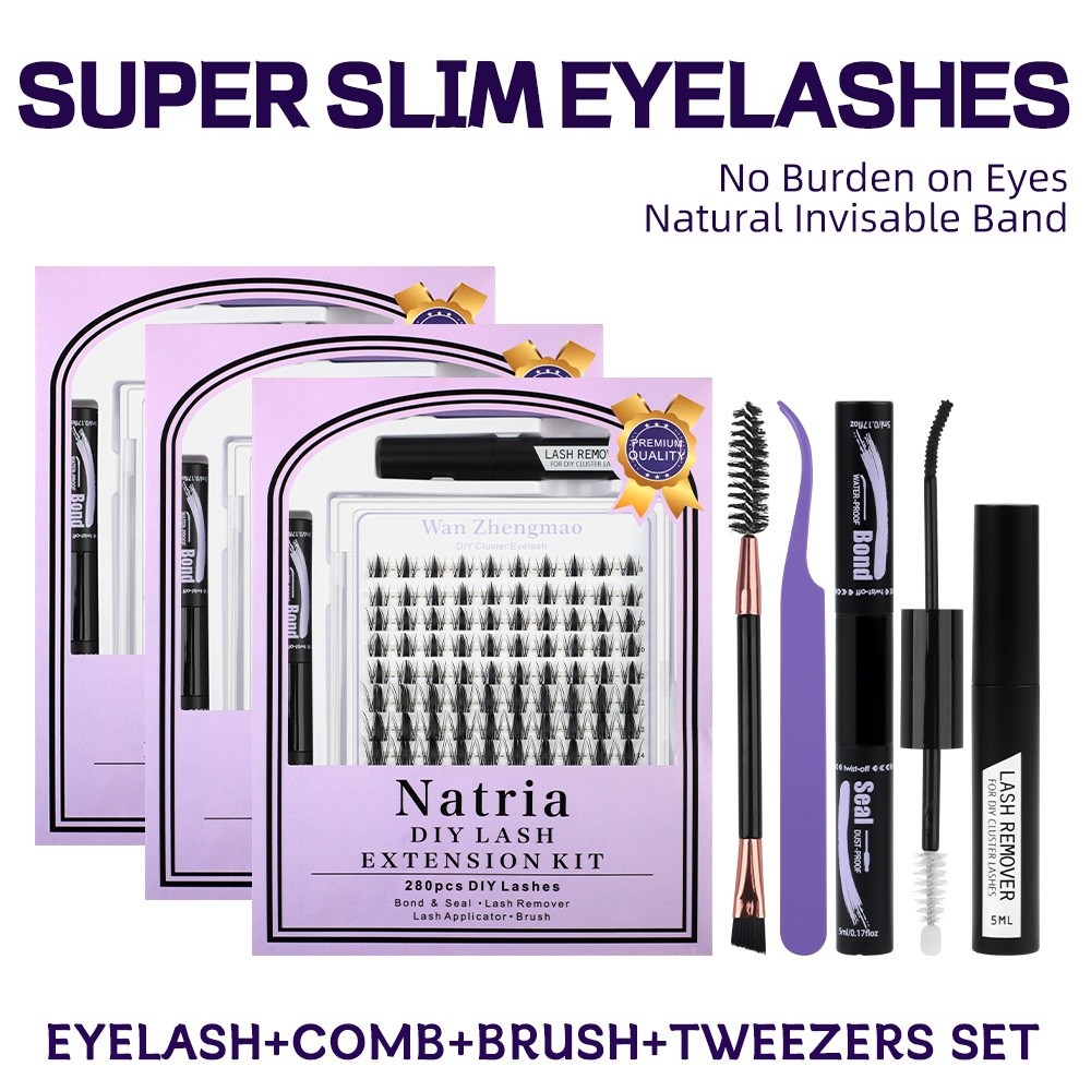 8-18mm Length False Eyelashes  - đánh giá và giá Eyelash Extension Natural Look