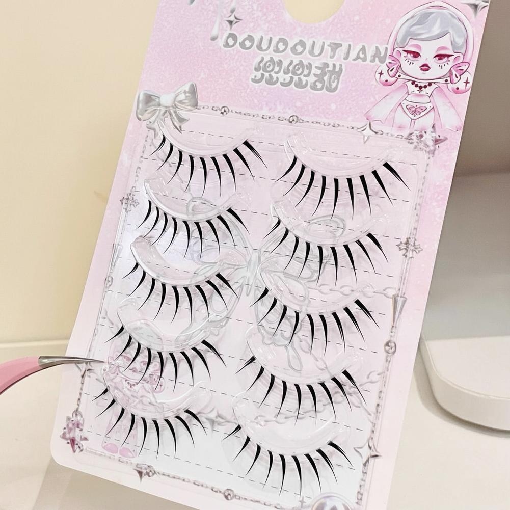 5 Pairs Natural False Eyelashe - đánh giá và giá Eyelash Extension Japanese Style