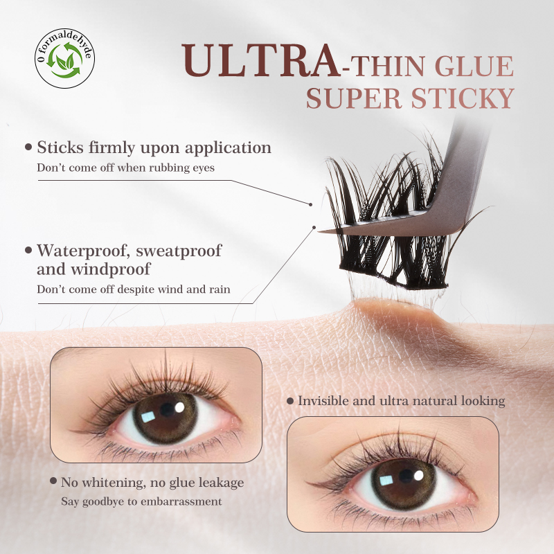DearEyes DP-23 Self Adhesive E - đánh giá và giá Eyelash Extension Glue