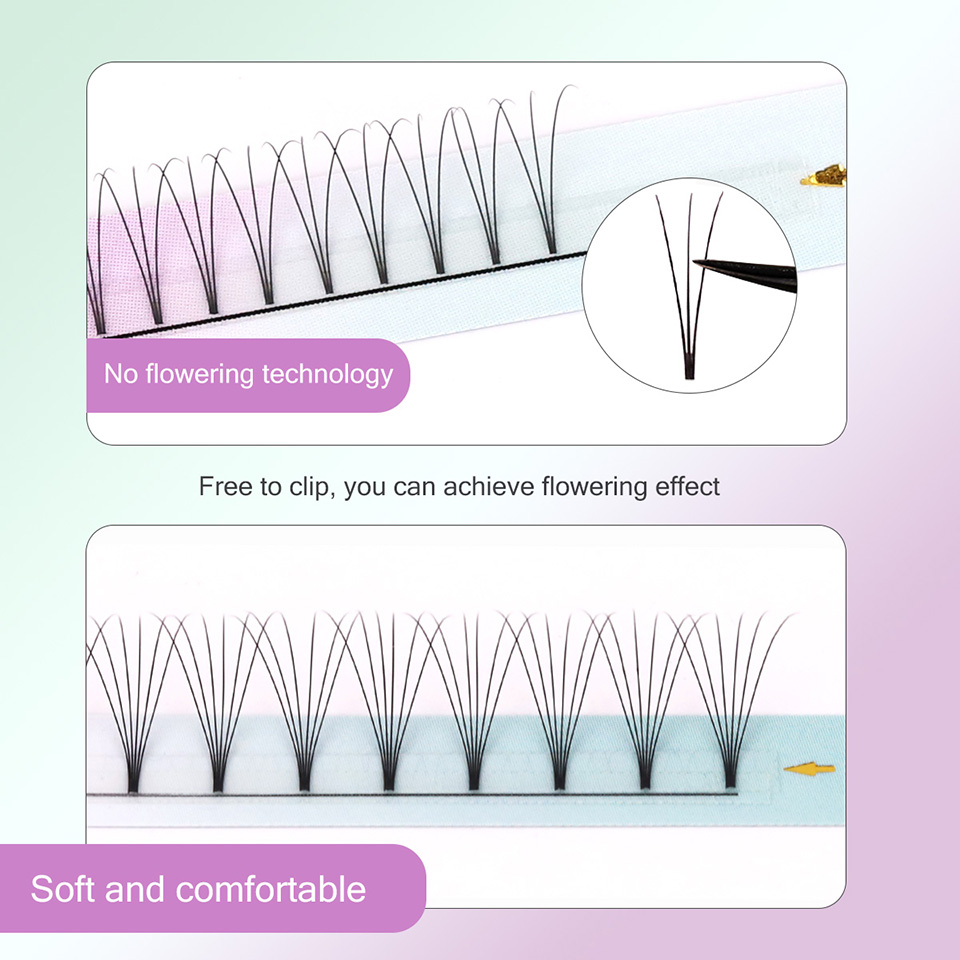 RUJADE Short Stem 3D 4D 5D 6D  - đánh giá và giá Eyelash Extension Russian