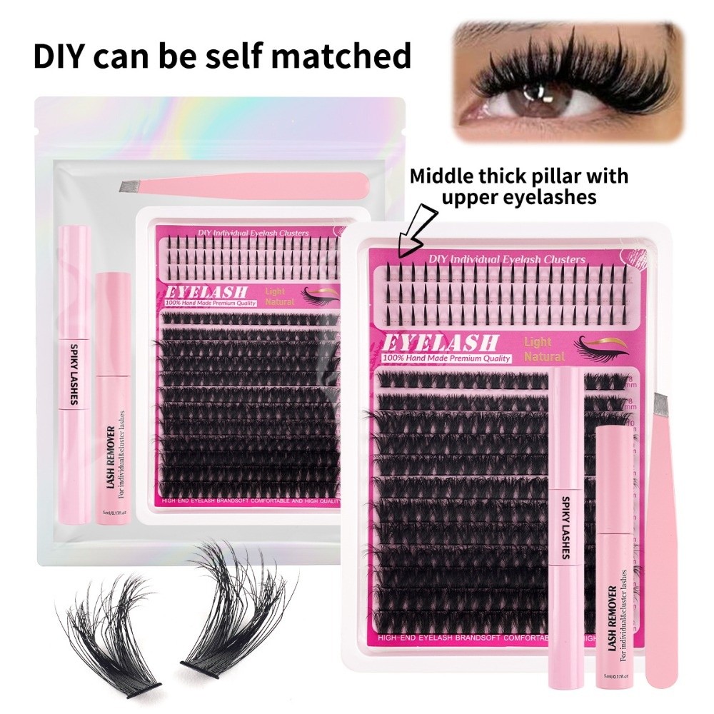 8-18mm Length False Eyelashes  - đánh giá và giá Eyelash Extension Natural Look
