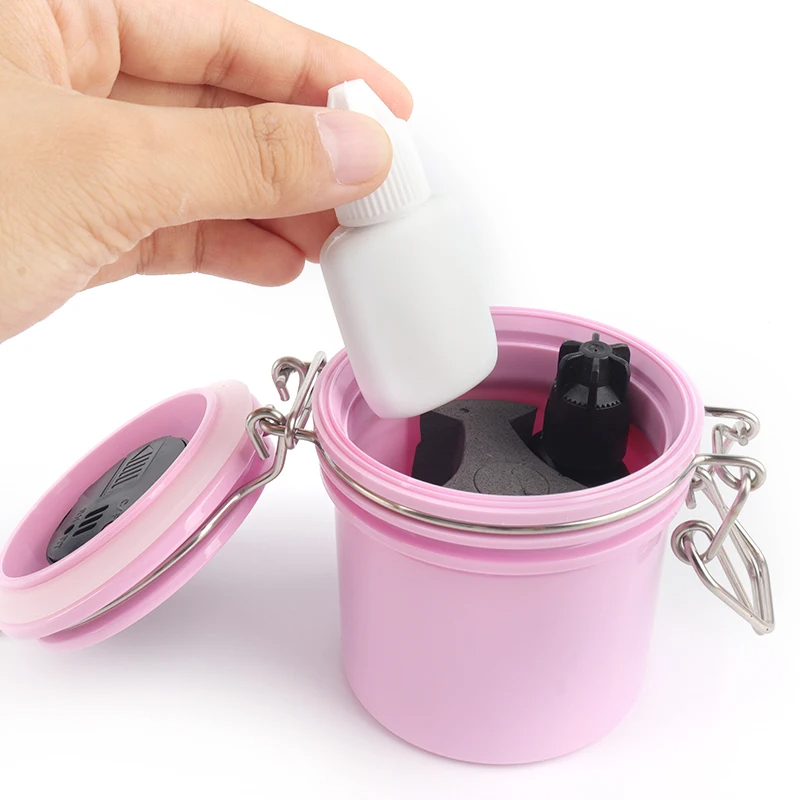 Eyelash Extension Glue Storage - đánh giá và giá Eyelash Extension Cleaning