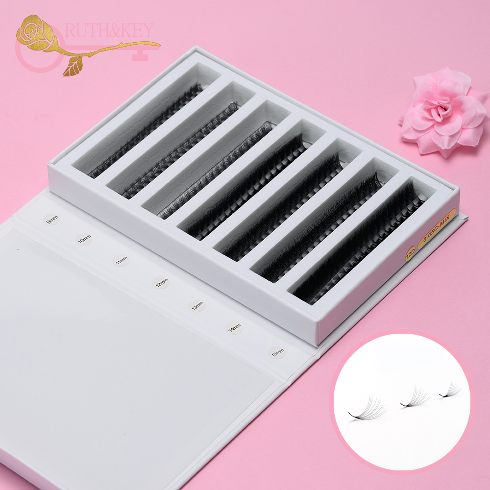 2000 Fans 0.05 0.07 Mix C D La - đánh giá và giá Eyelash Extension Russian
