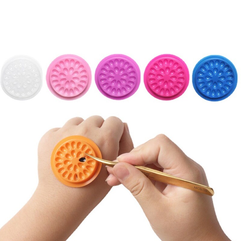 100pcs Eyelash Glue Holder Eye - đánh giá và giá Eyelash Extension Last