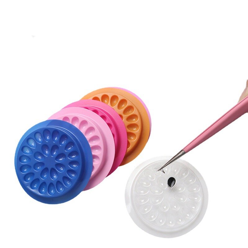 100pcs Eyelash Glue Holder Eye - đánh giá và giá Eyelash Extension Last