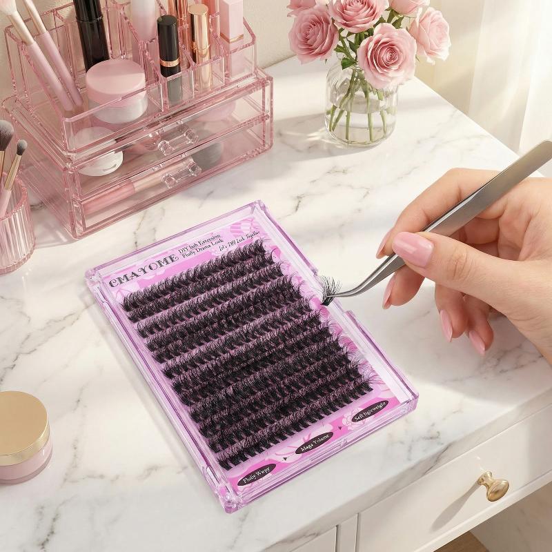 Wispy D Curl Cluster Lashes 14 - đánh giá và giá Eyelash Extension Last