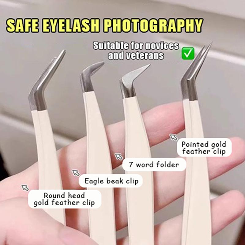 ●False Eyelash Tweezers With S - đánh giá và giá Eyelash Extension Salon
