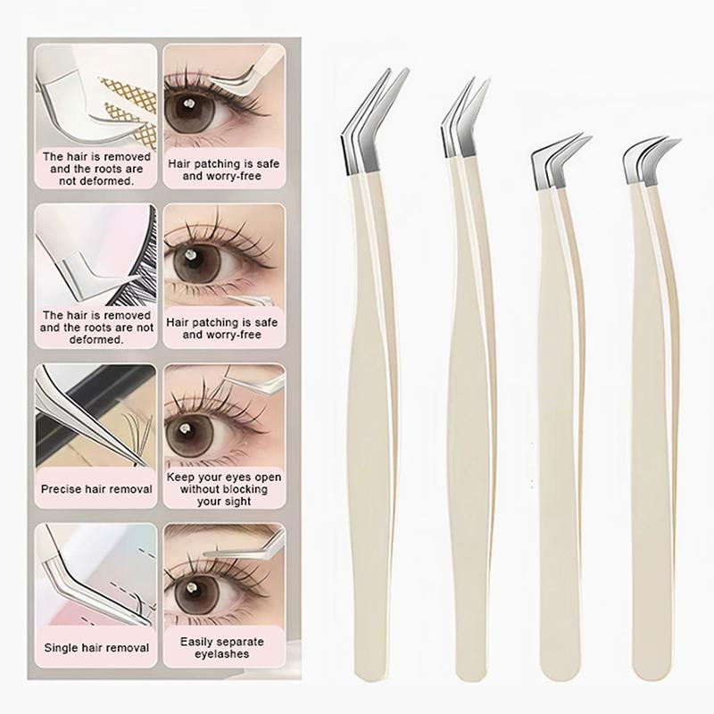 ●False Eyelash Tweezers With S - đánh giá và giá Eyelash Extension Salon